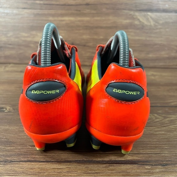 Puma Evo Power 3 Orange Soccer Cleats Men’s Size 7 Athletic Shoes - Picture 4 of 10